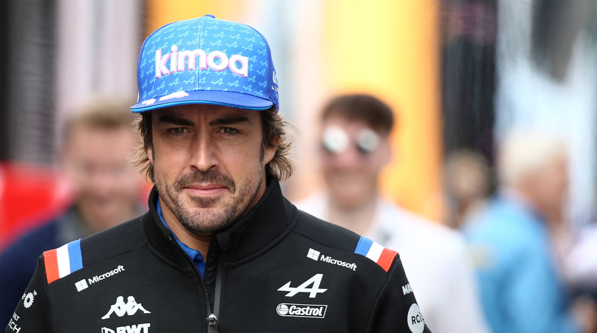 Fernando Alonso at the Hungarian Grand Prix