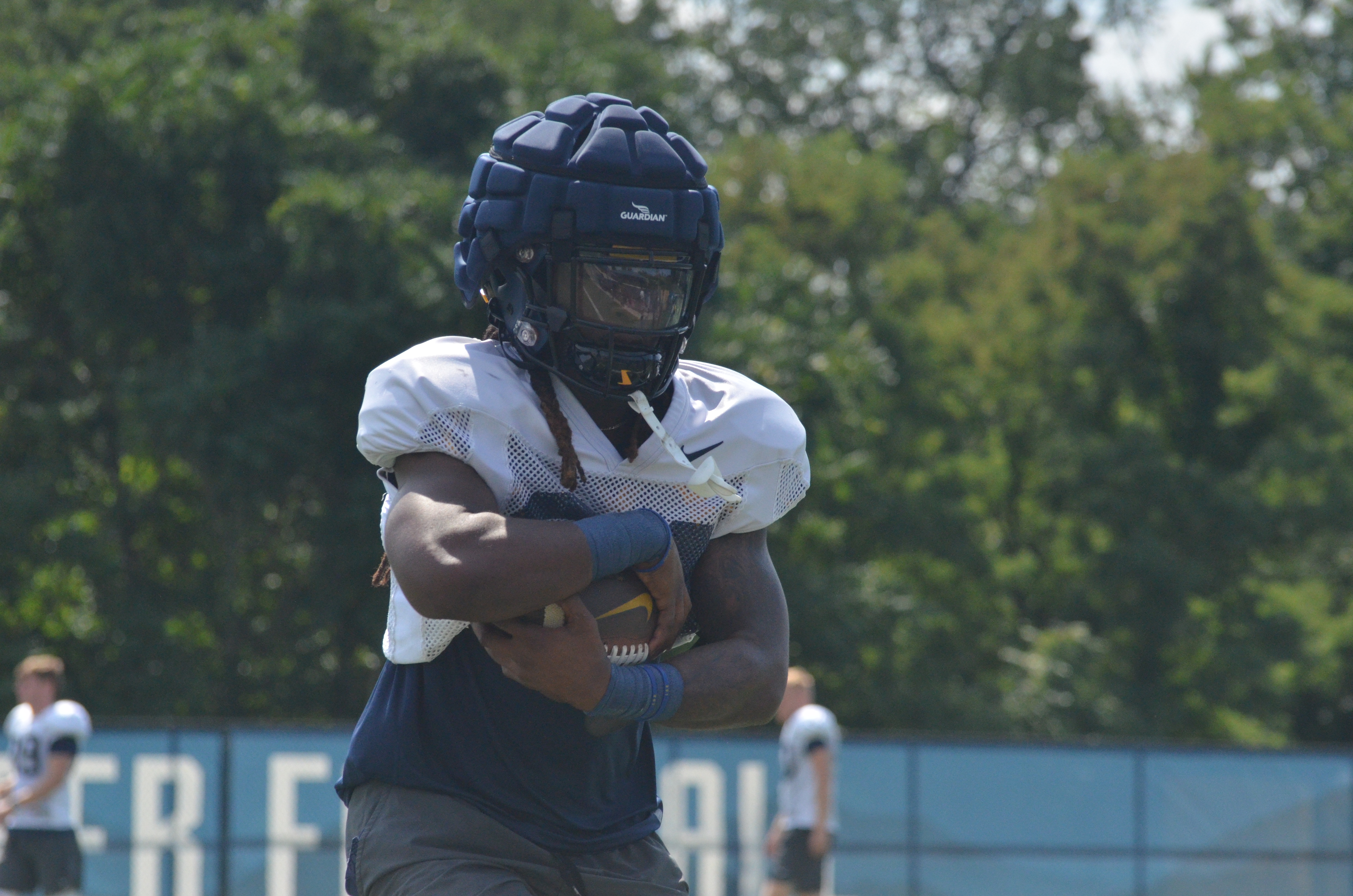 Neal Brown Highlights the Mountaineers' First Scrimmage of Fall Camp