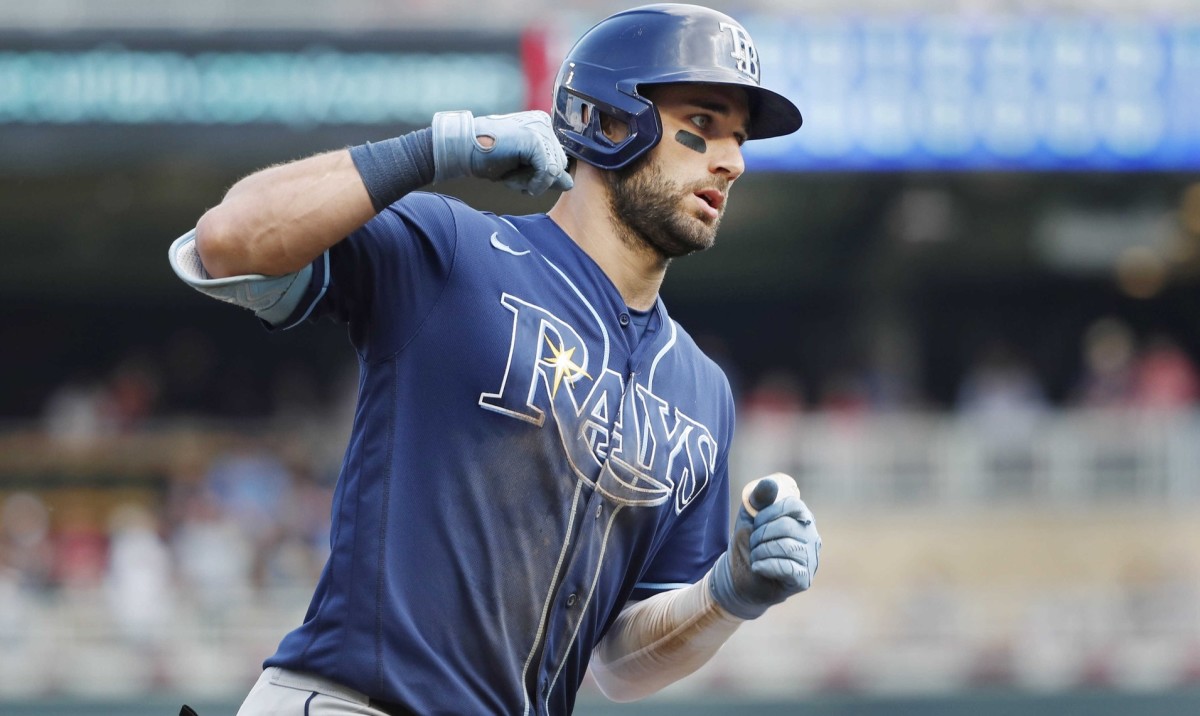 Kevin Kiermaier is out for the year with a hip injury, but he hopes to be back with the Rays in 2023. (USA TODAY Sports)