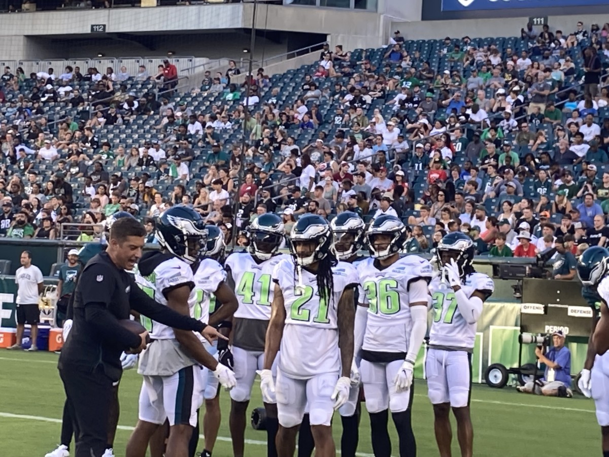 Eagles Training Camp Notebook Run Game Starts Cooking Sports