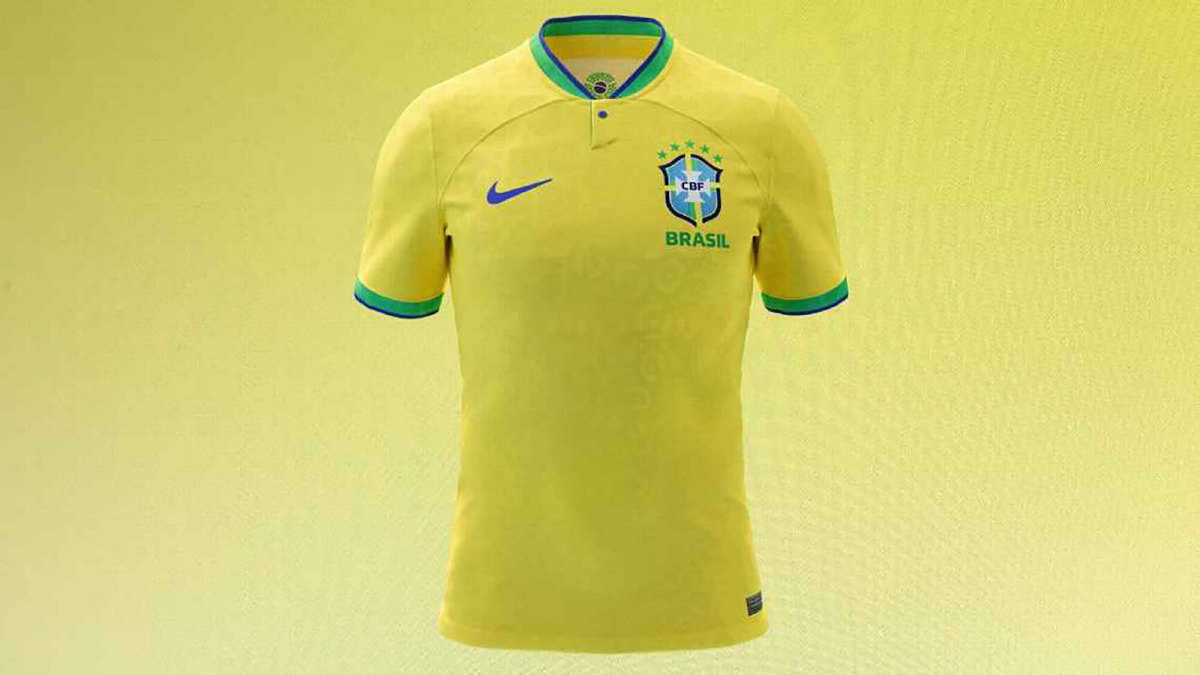 Brazil’s 2022 World Cup shirt.