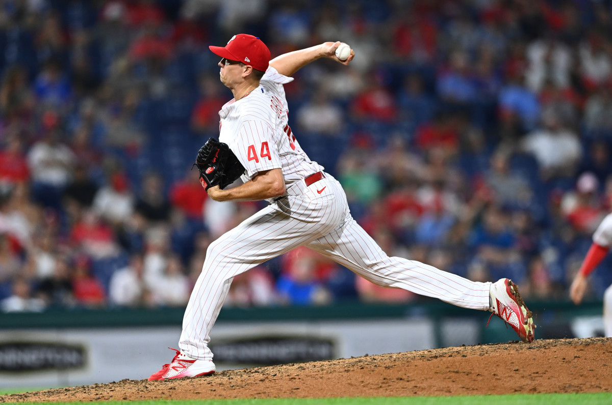 Gibson delivering a pitch in his near-perfect start, his first since his grandmother's passing.