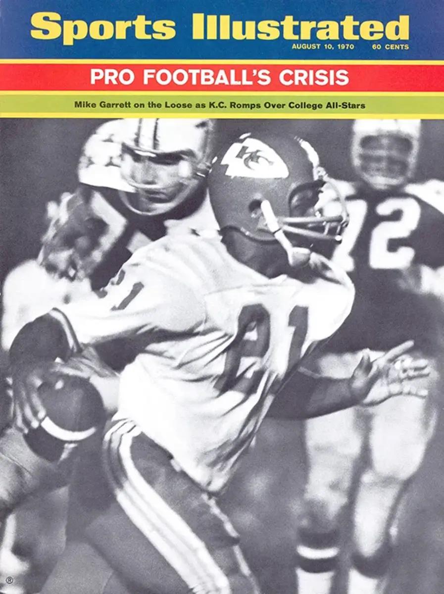 Chiefs running back Mike Garrett on the cover of Sports Illustrated in 1970