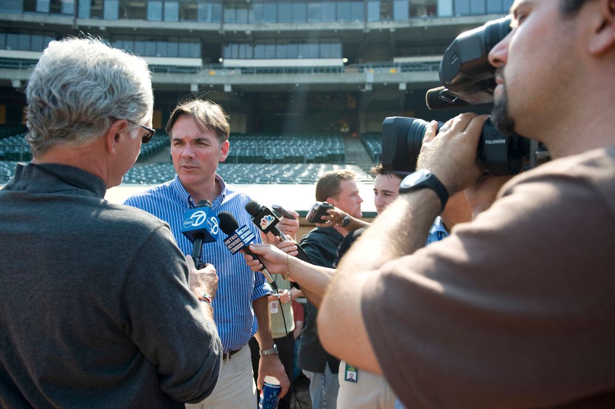 Moneyball progenitor Billy Beane in 2008.