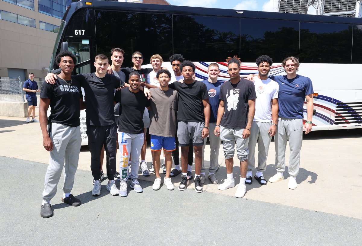 The Virginia men's basketball team departs for its 10-day exhibition tour in Italy.