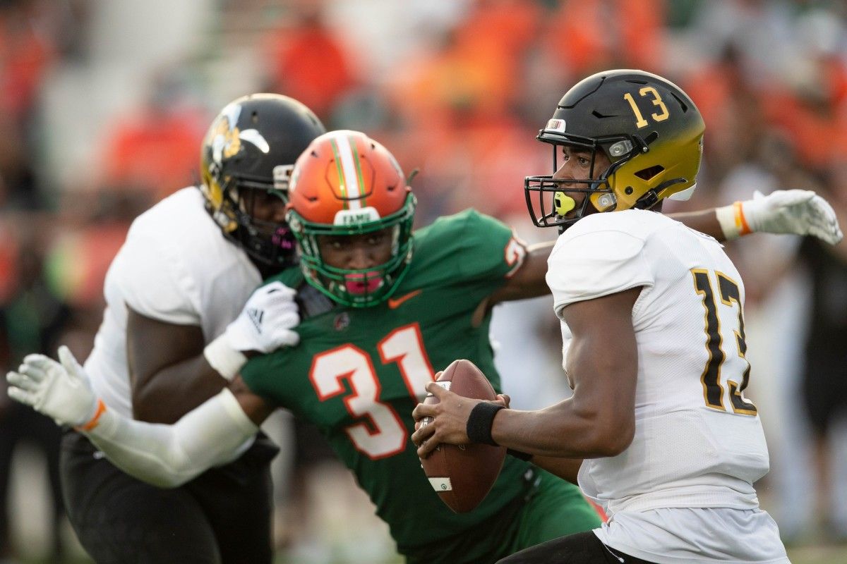 Falcons EXCLUSIVE NFL Draft: Atlanta Scouting Florida A&M 'Freak' Pass Rusher? - Sports Illustrated Atlanta Falcons News, Analysis and More - Vimarsana News