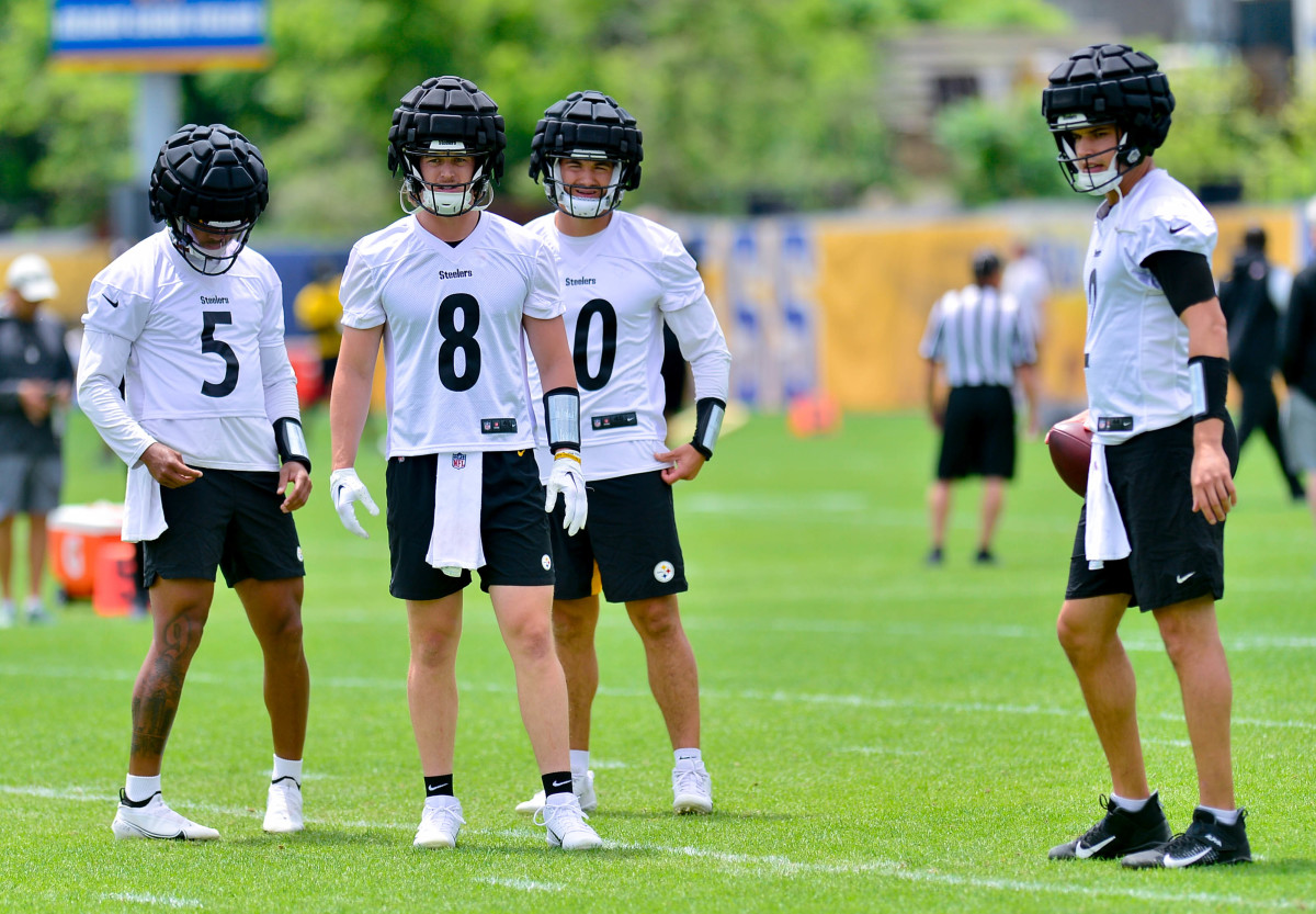 Pittsburgh Steelers QB Camp Notebook Kenny Pickett Will Play Most vs