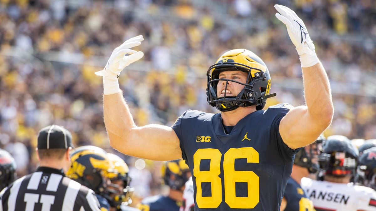 NFL Draft Profile: Luke Schoonmaker, Tight End, Michigan Wolverines - Vimarsana News