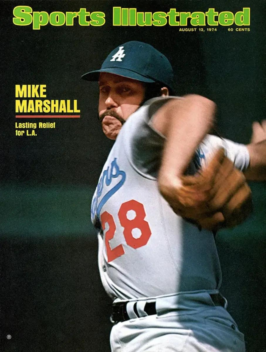 Mike Marshall on the cover of Sports Illustrated in 1974