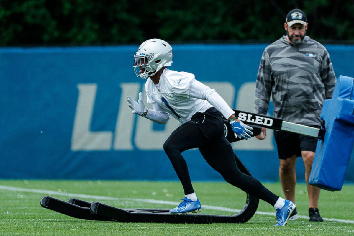 Detroit Lions cornerback Jeff Okudah