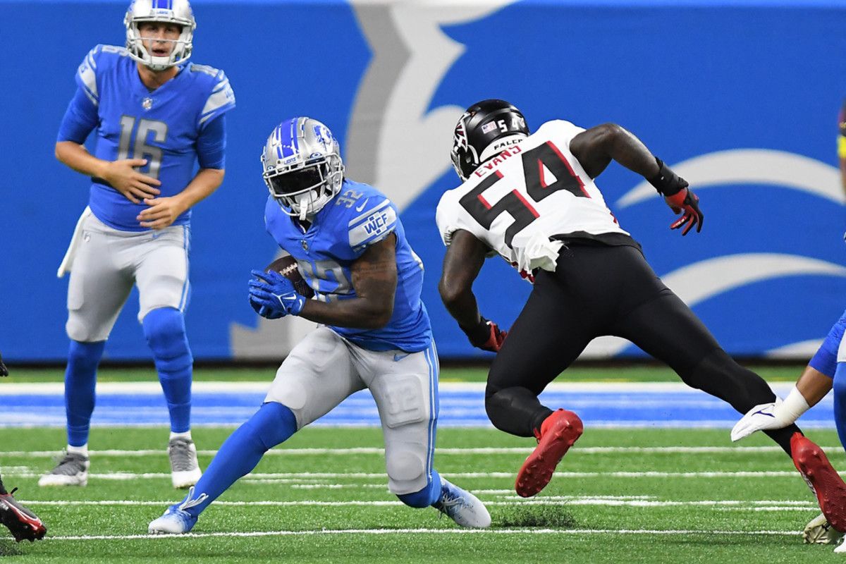 Detroit Lions running back D'Andre Swift