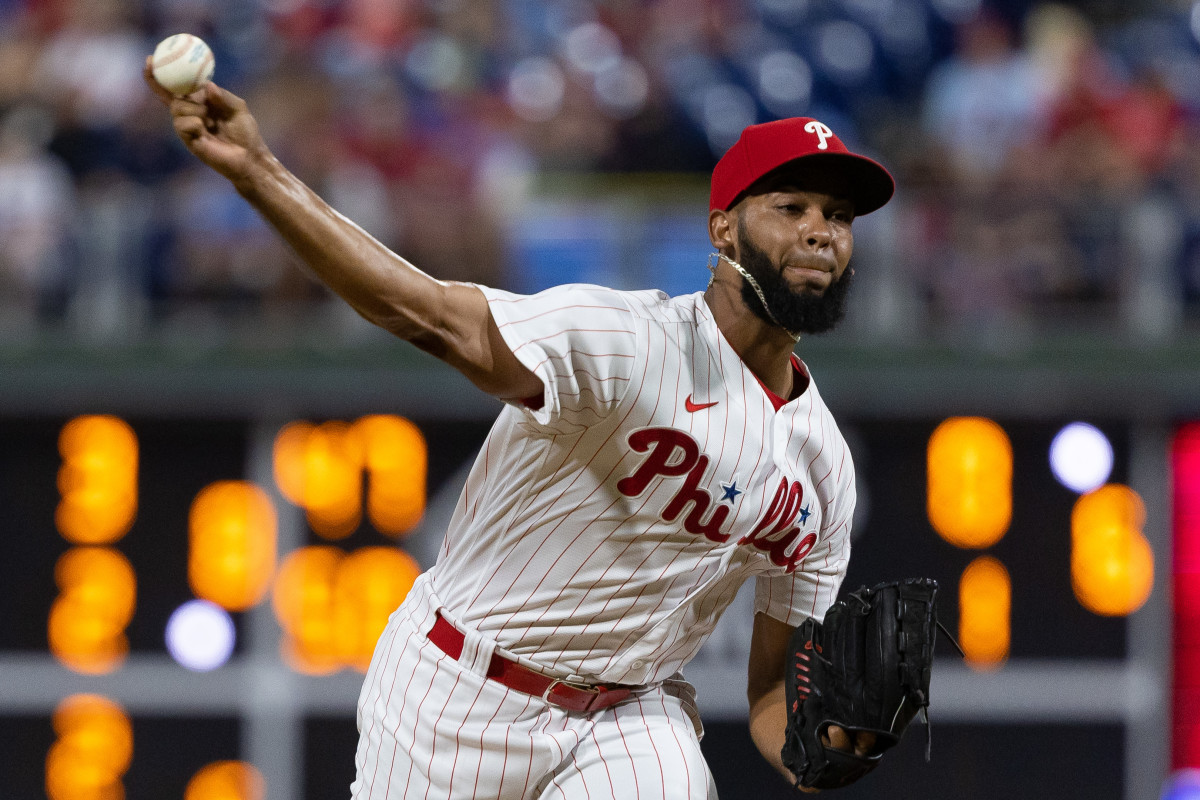Seranthony Domínguez has been practically unhittable this season for the Philadelphia Phillies.