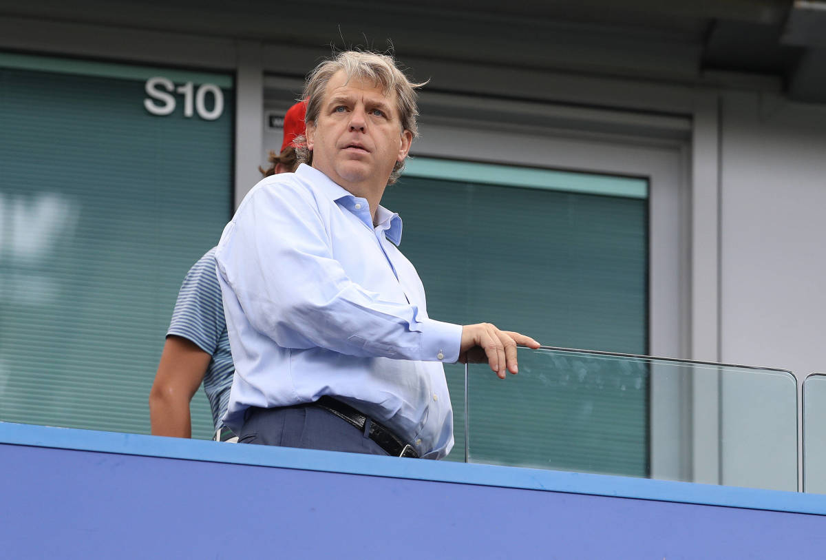 Todd Boehly pictured at Stamford Bridge during Chelsea's 2-2 draw with Tottenham in August 2022