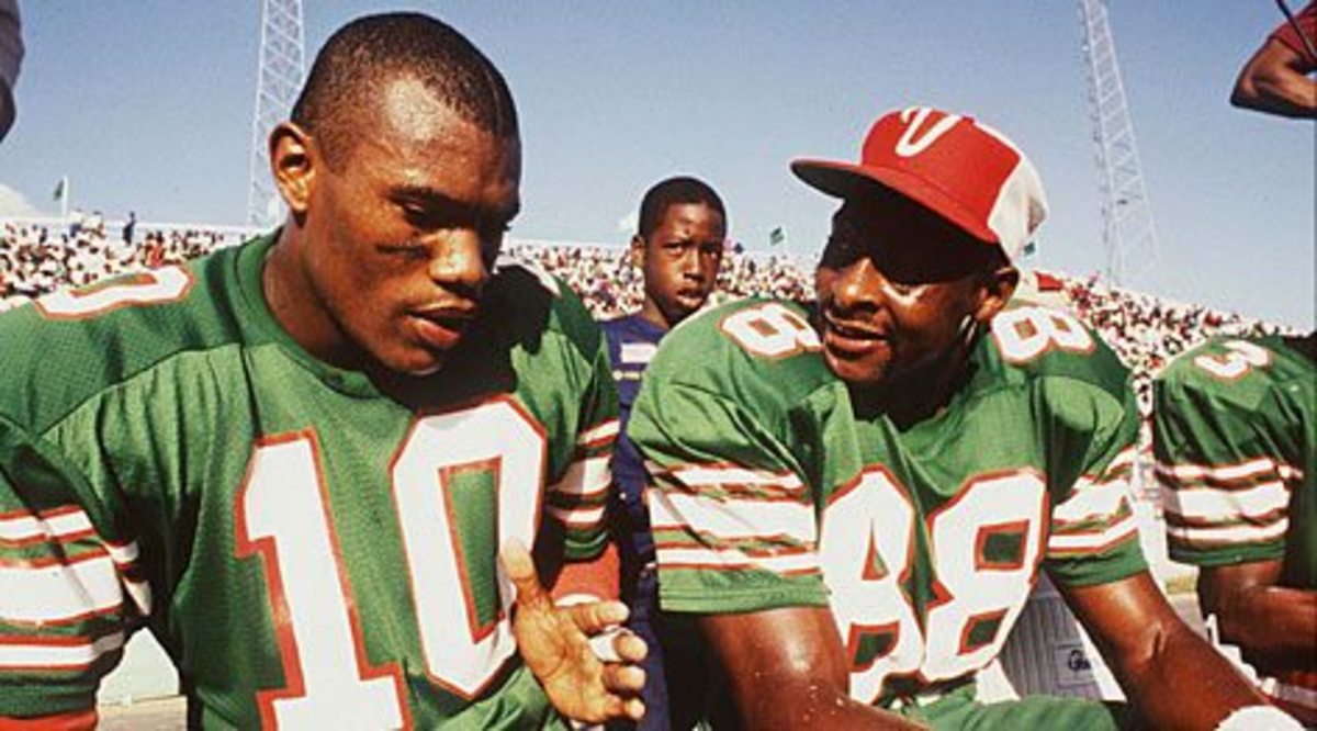 Willie Totten and Jerry Rice
