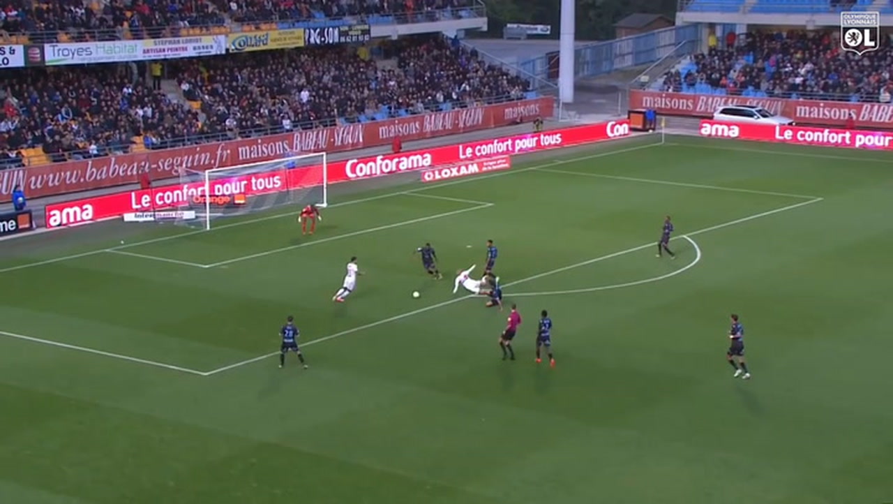 Lyon's best goals vs Troyes Soccer OneFootball on Sports Illustrated