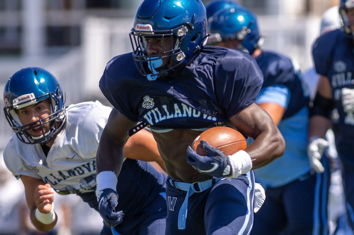 NFLPA Bowl On Location Villanova Training Camp Visit NFL Draft on