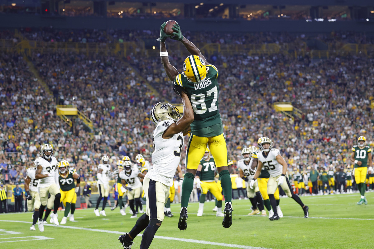 Packers Living With Romeo Doubs' Big Plays, Big Drops - Sports Illustrated  Green Bay Packers News, Analysis and More
