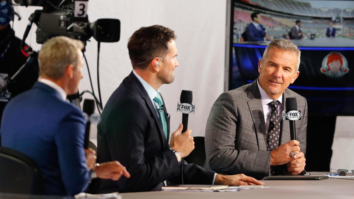 Former Ohio State Buckeyes head coach Urban Meyer is currently a co-host on FOX's "Big Noon Kickoff."