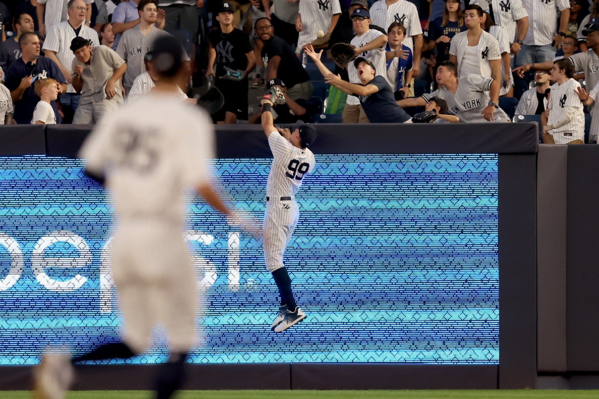 WATCH Aaron Judge Makes A Miraculous Catch Fastball