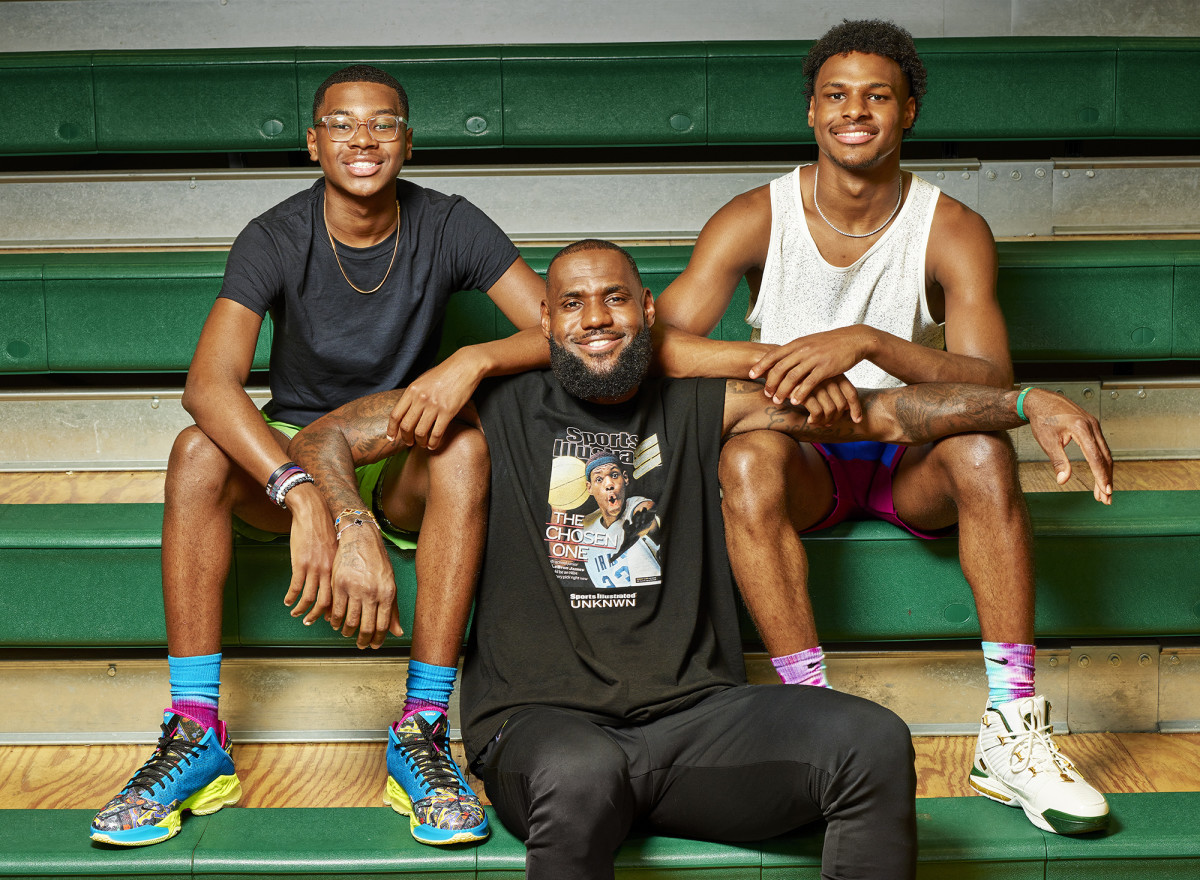 Inside LeBron's grand plan to play in the NBA with Bronny and Bryce - Sports Illustrated