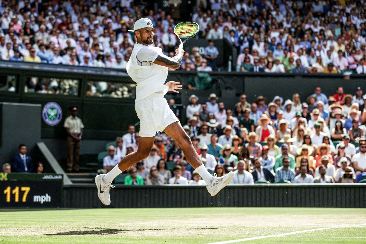 At Wimbledon, Kyrgios reached his first major singles final before losing to Djokovic.