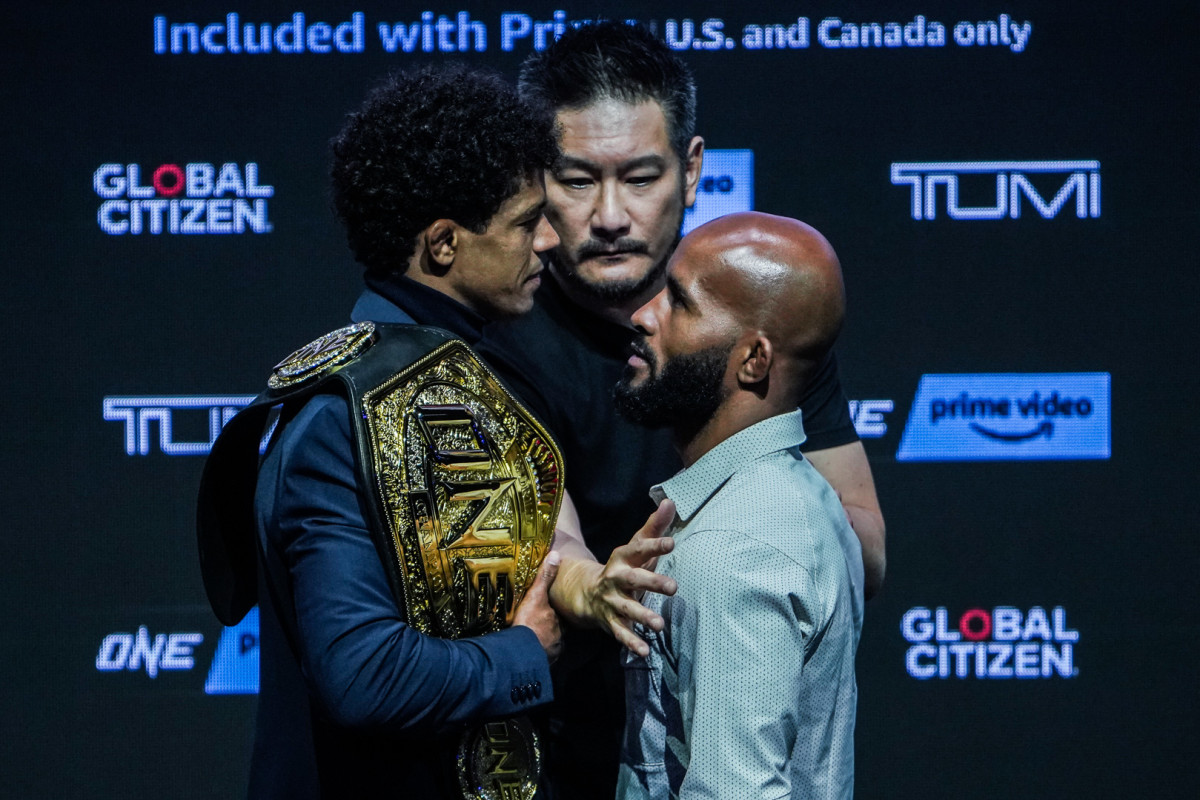 Adriano Moraes, Demetrious Johnson face off ahead of ONE on Prime Video 1.