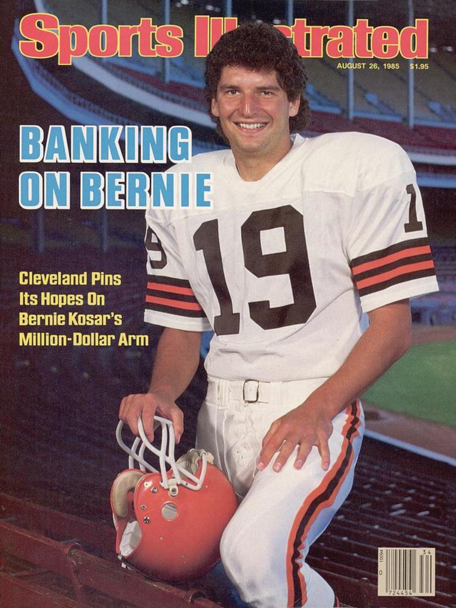 Bernie Kosar on the cover of Sports Illustrated in 1985