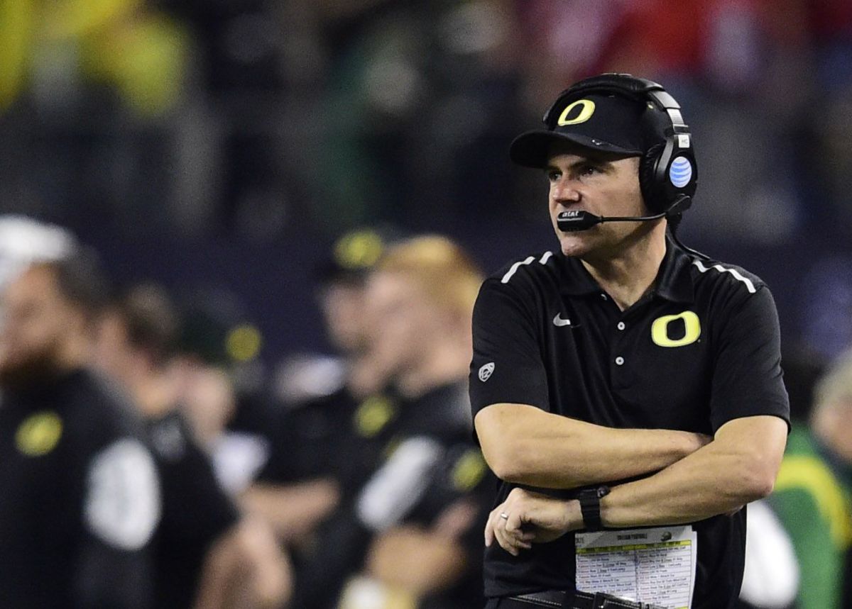 Mark Helfrich was named the Oregon head coach following Chip Kelly's departure after serving as his offensive coordinator. 