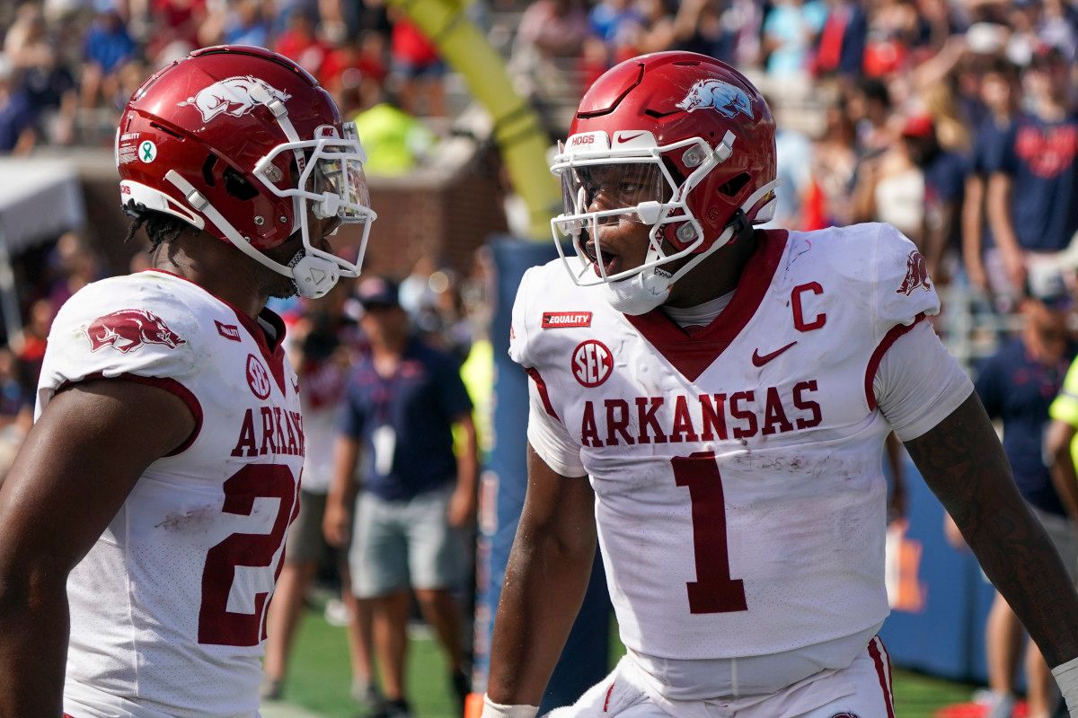 Quarterback KJ Jefferson is dangerous with both his arm and feet.