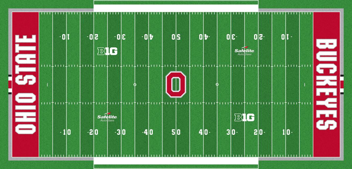 Unofficial rendering of the new Safelite Field sponsorship at Ohio Stadium.