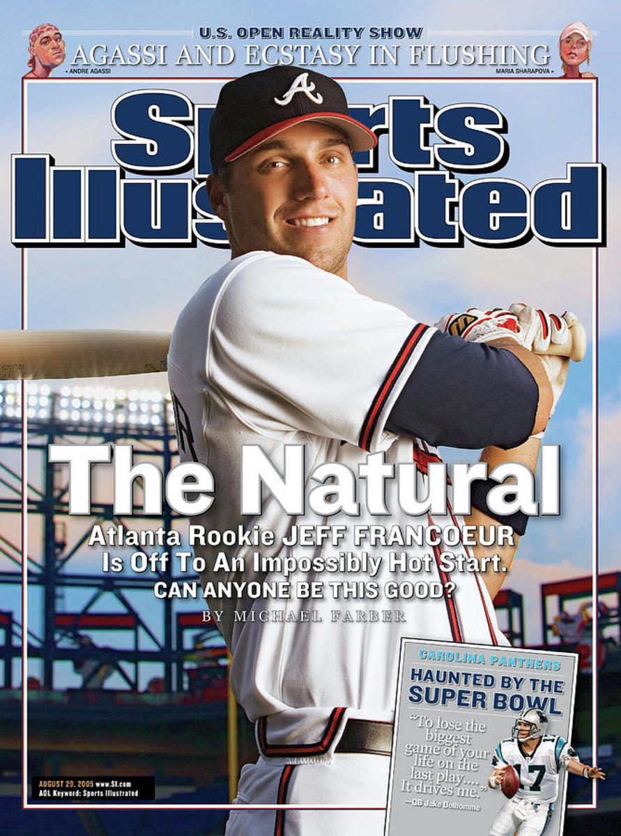 Jeff Francoeur on the cover of Sports Illustrated in 2005