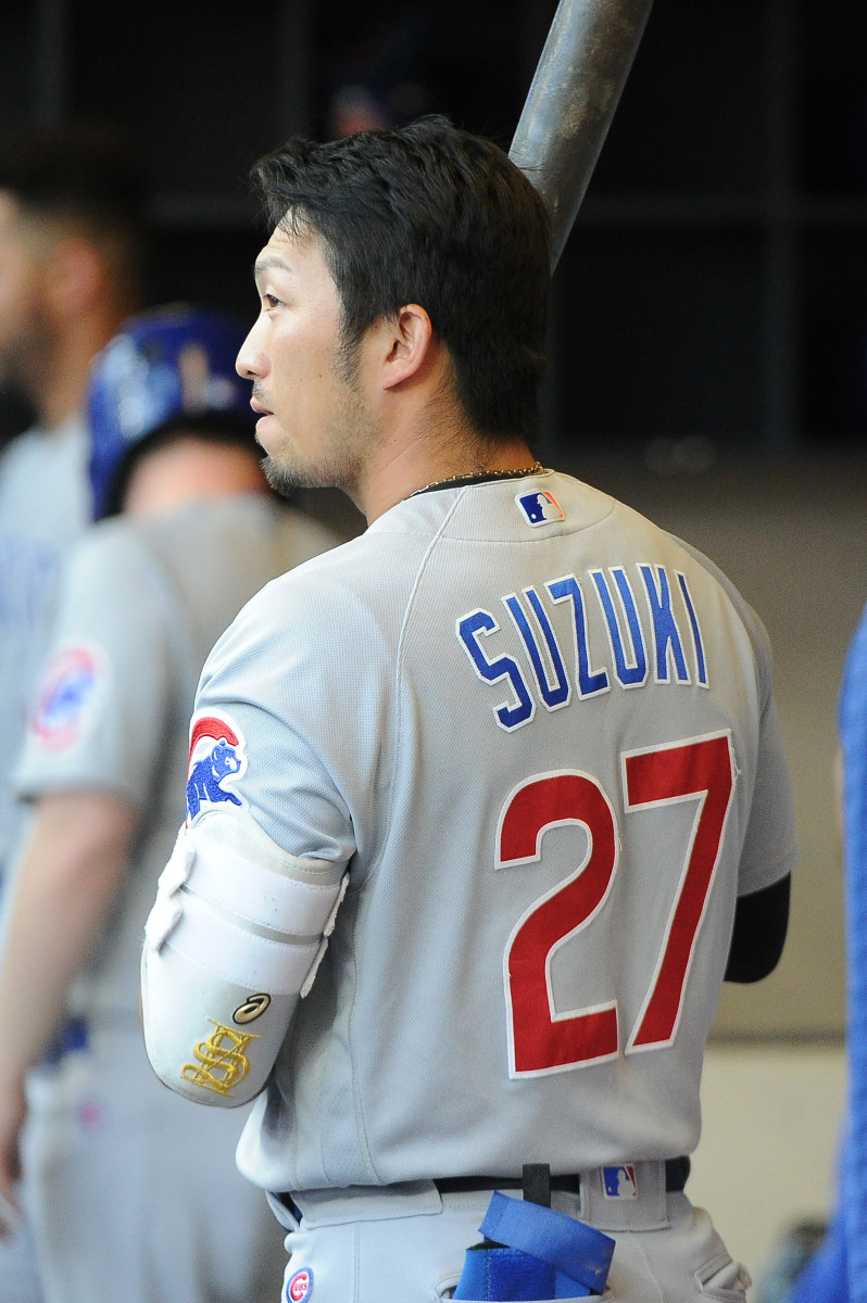 Chicago Cubs' Seiya Suzuki this past weekend against the Milwaukee Brewers.