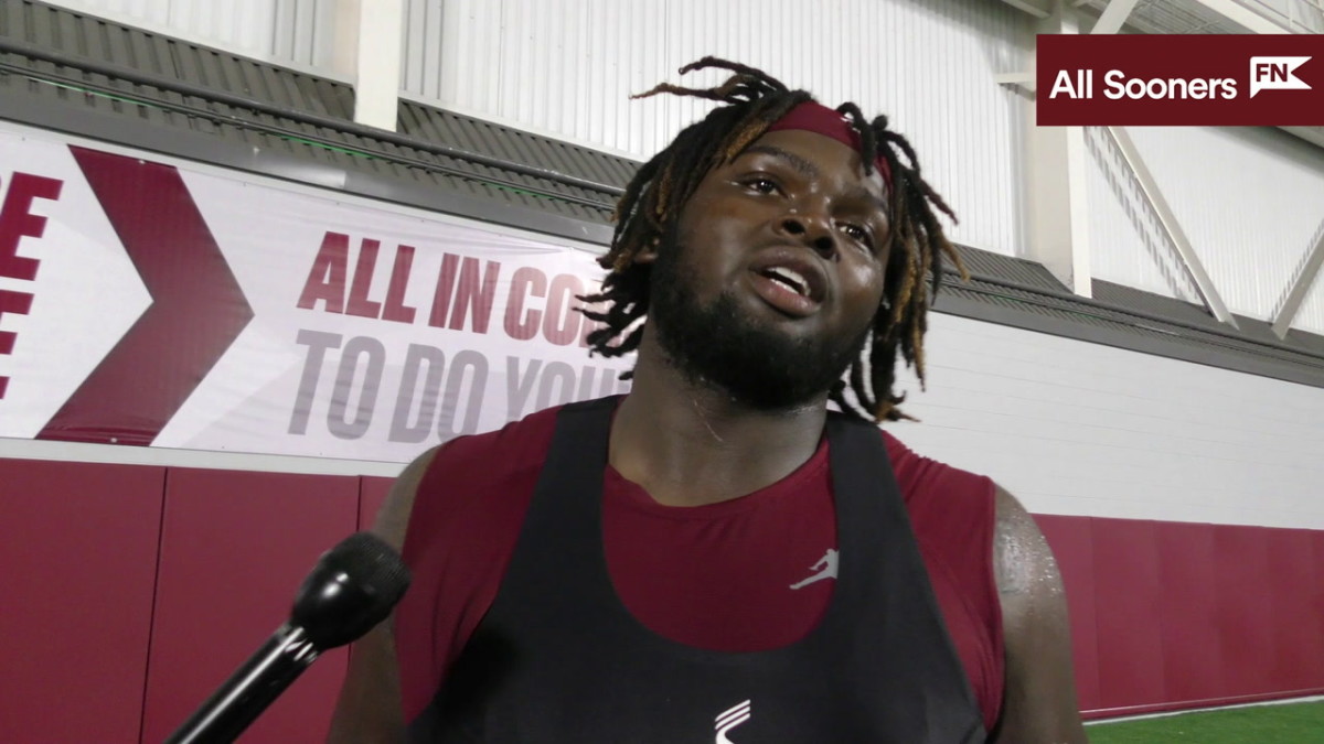 WATCH Oklahoma OT Anton Harrison Interview Sports Illustrated