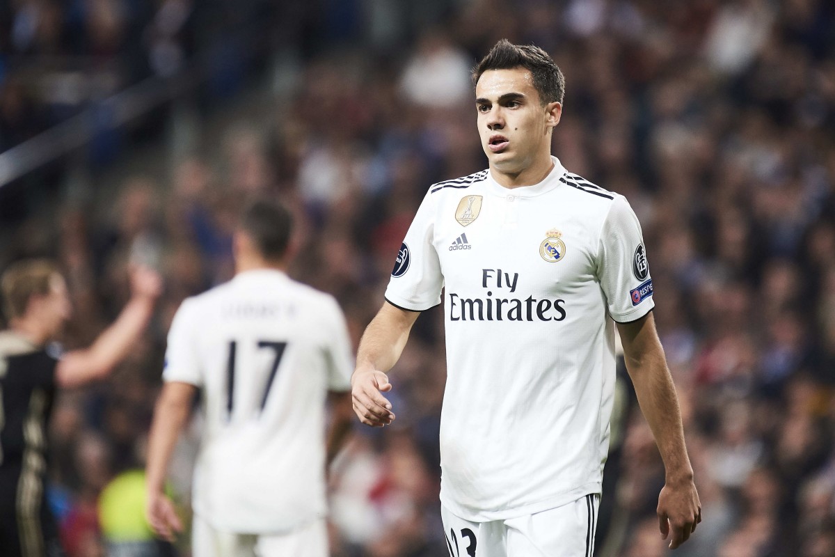 Sergio Reguilon pictured playing for Real Madrid in 2019
