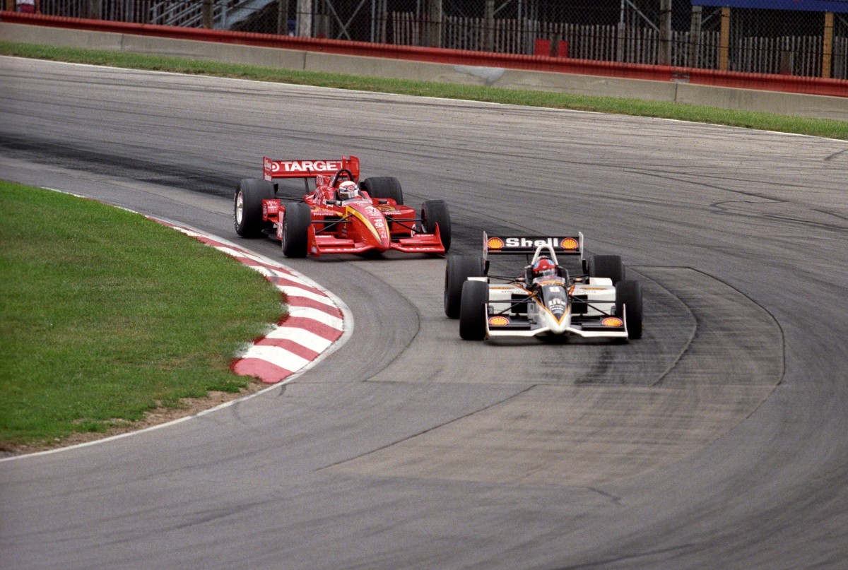 Remember how Alex Zanardi stalked Bryan Herta and then made one of the most memorable passes in IndyCar history in 1996? Photo: USA Today Sports / Matthew Emmons