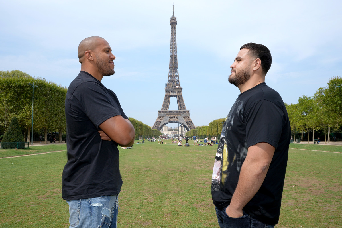 Ciryl Gane and Tai Tuivasa face off in Saturday's headliner at UFC Paris.