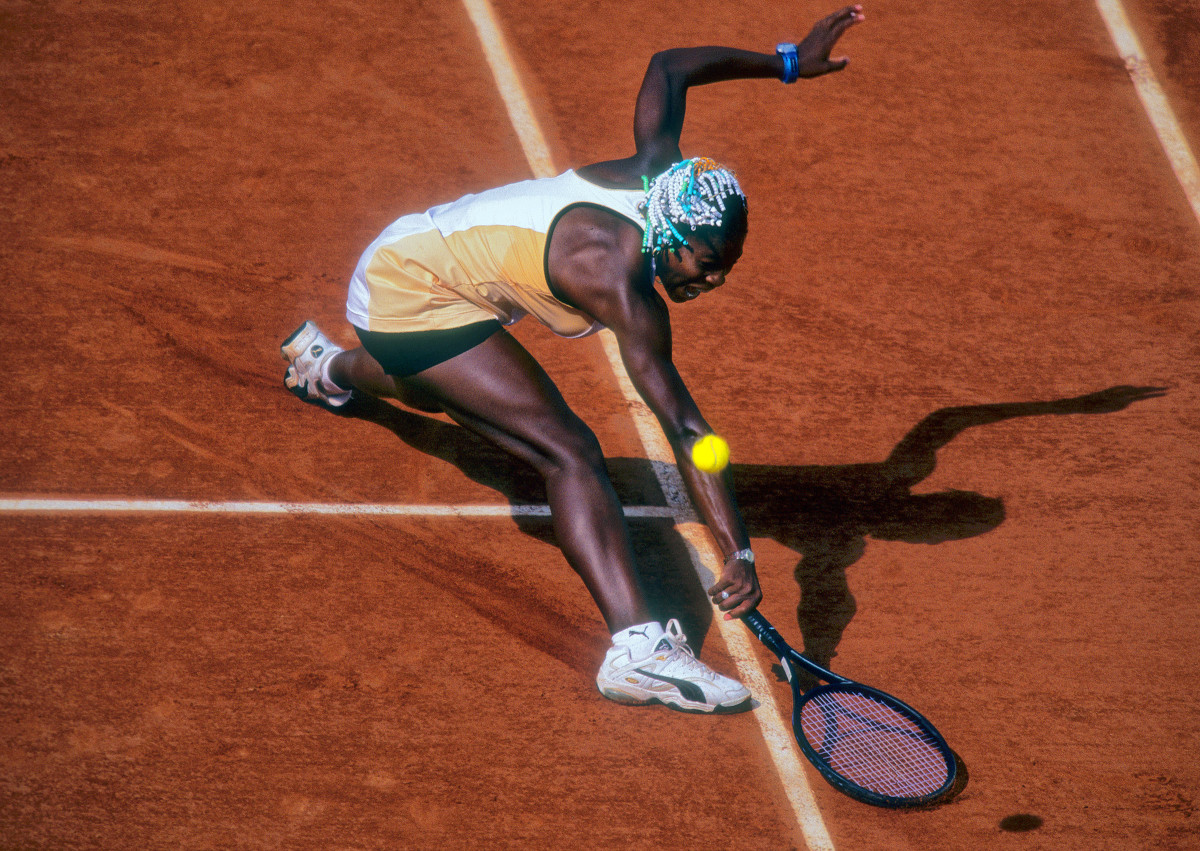 Serena at the 1998 French Open.