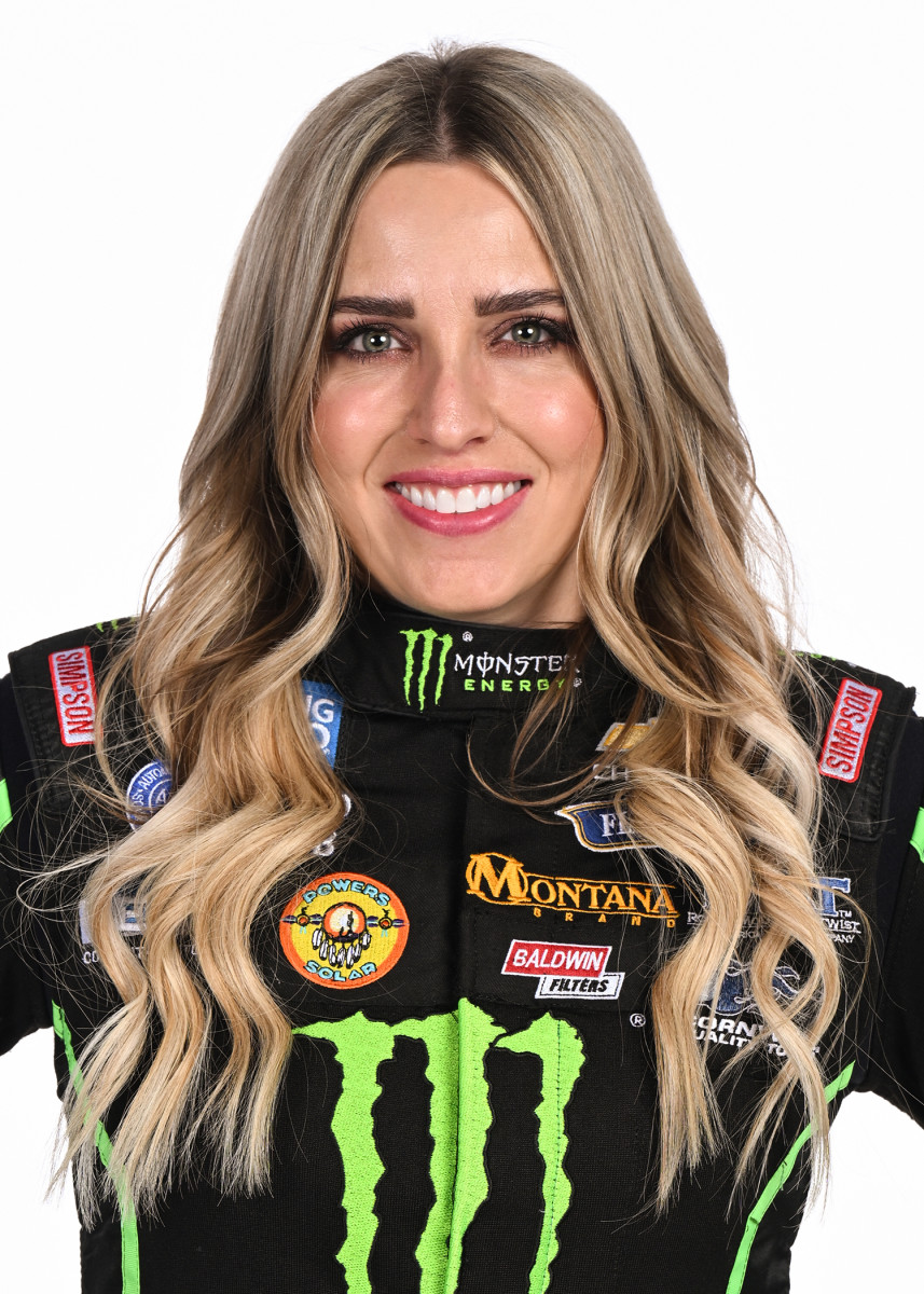 Brittany Force is hoping to earn her second career Top Fuel championship in 2022. Photo courtesy NHRA.