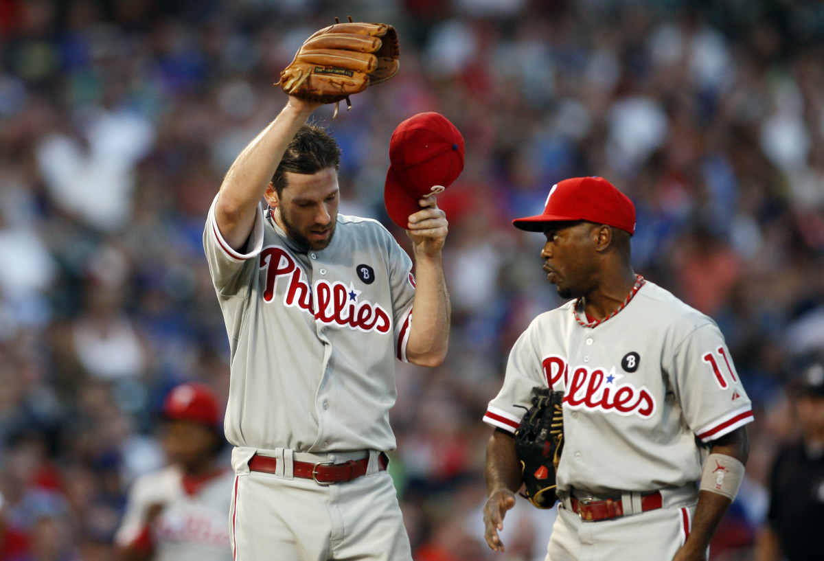 Cliff Lee and Jimmy Rollins were teammates for parts of five seasons. They won two NL East titles together and one NL pennant.
