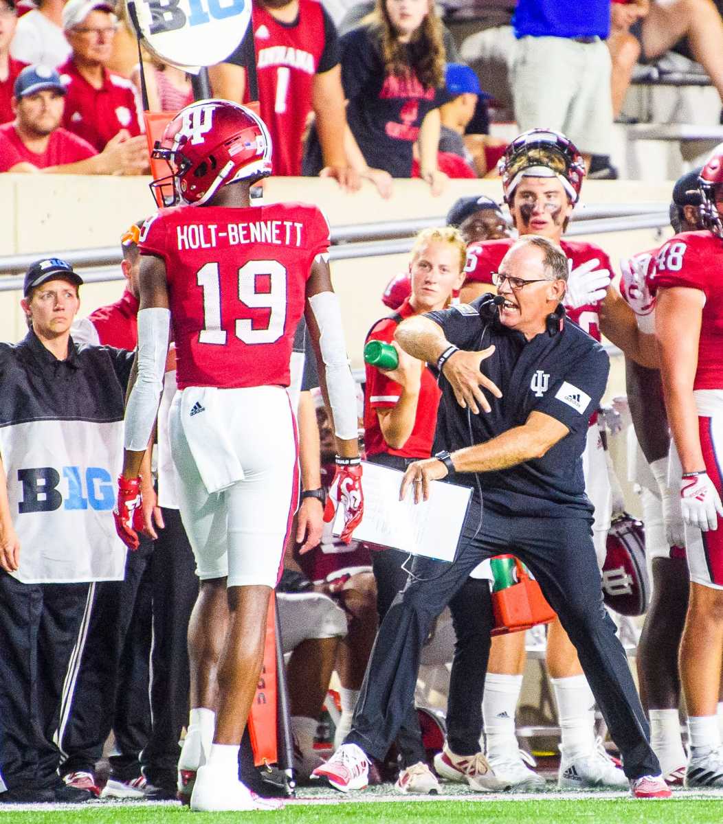 Tom Allen argues a call.