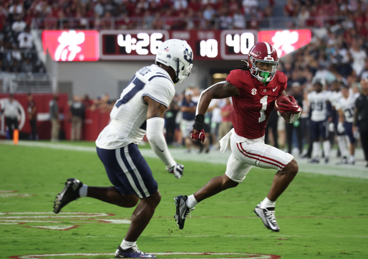 Alabama vs. Utah State Notebook Big Night for FirstYear Crimson Tide