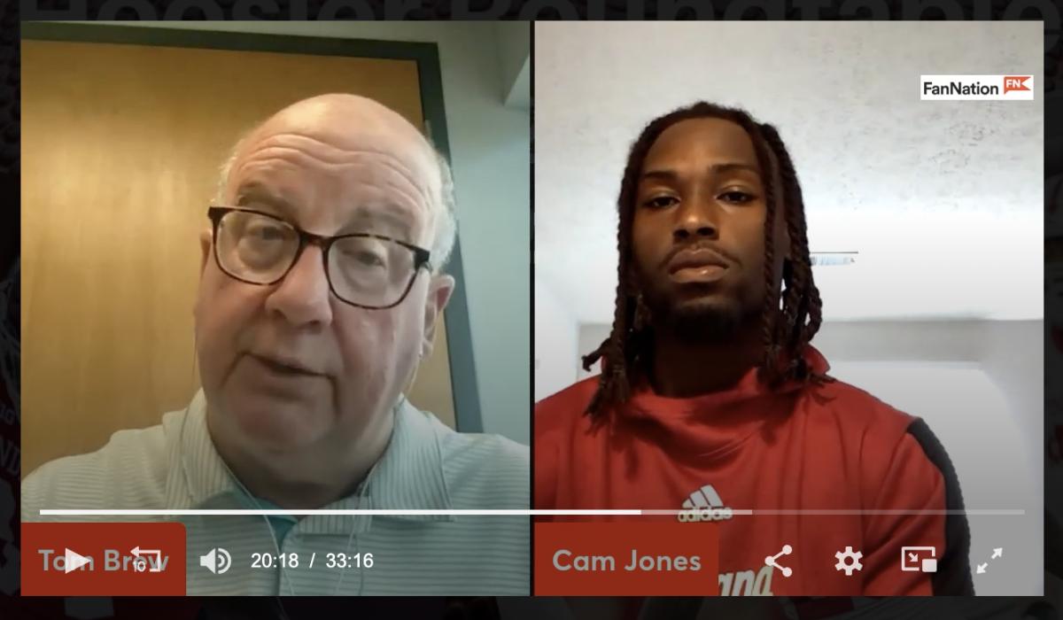 HoosiersNow.com publisher Tom Brew and Indiana linebacker Cam Jones talk about the Hoosiers' win over Illinois last Friday. 
