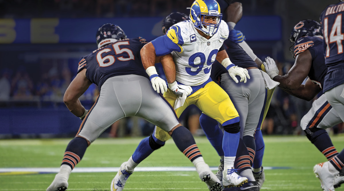 Rams defensive tackle Aaron Donald is the second-highest-paid player by position in the NFL.