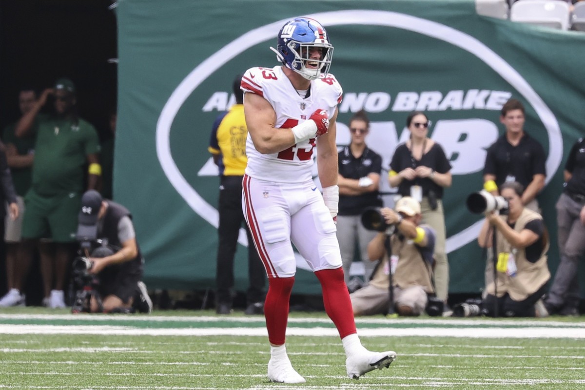 Micah McFadden Leading New York Giants in Tackles Through 3 Games