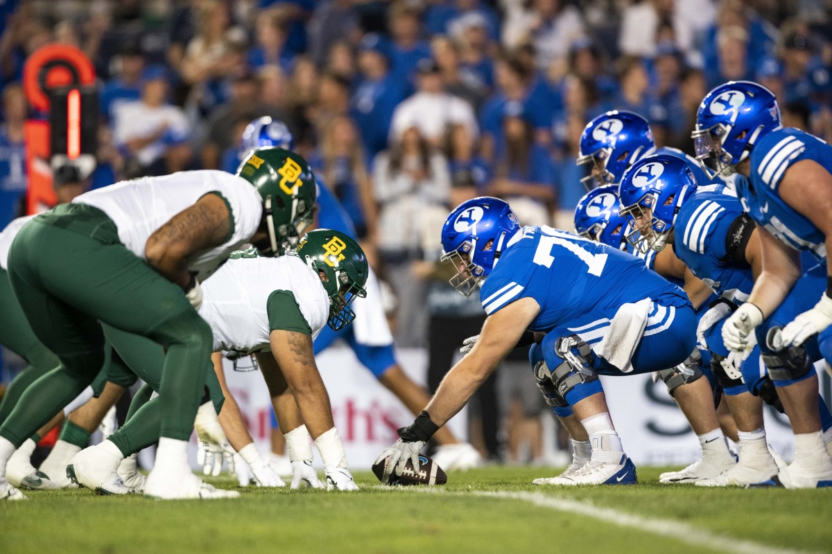 BYU vs Baylor Offensive line