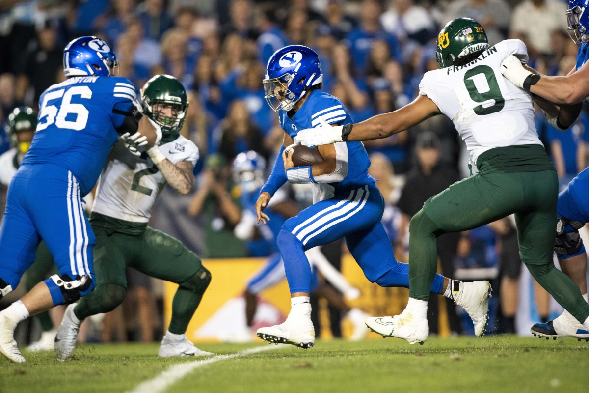 BYU vs Baylor Jaren Hall