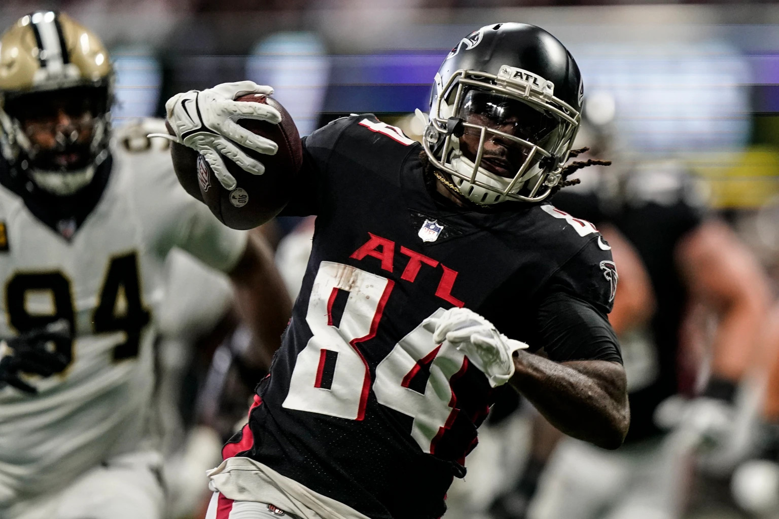 "We had some things for him," Falcons coach Arthur Smith said of running back Cordarrelle Patterson's limited debut.