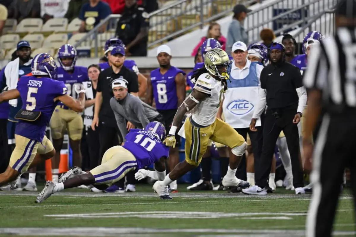 Georgia Tech wide receiver E.J. Jenkins