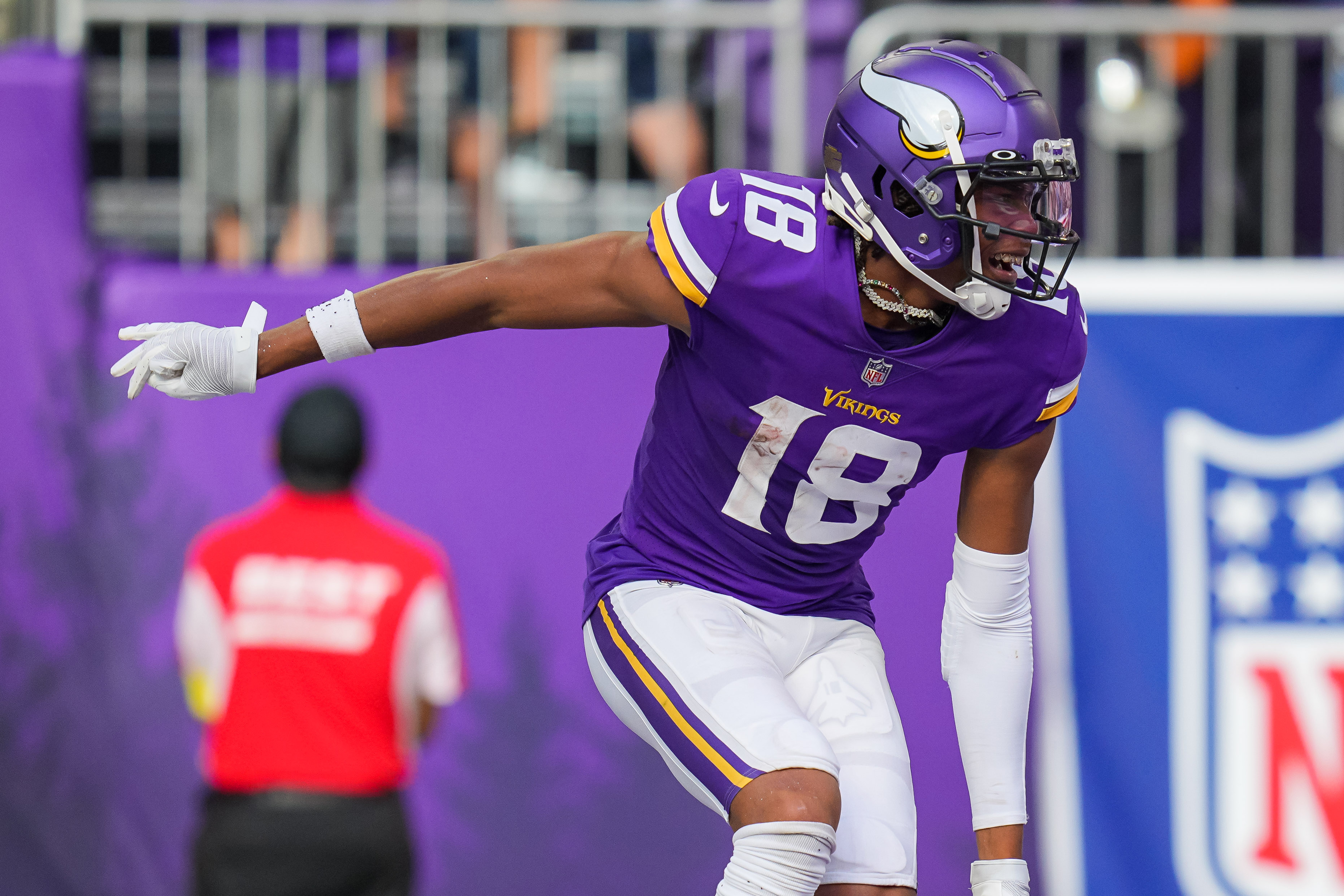 Vikings receiver Justin Jefferson