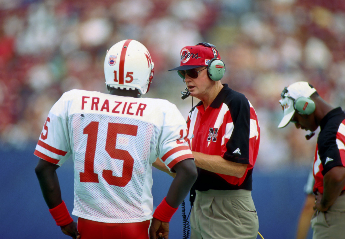 Tommie Frazier and Tom Osborne